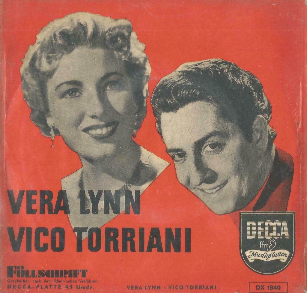 Vera Lynn & Vico Torriani – Domani / Thank you + 3 – EP, Enlèvement ou Envoi, Utilisé, Pop, 7 pouces