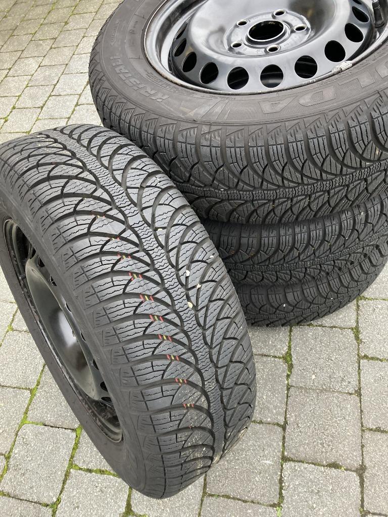 Winterbanden op velg, Ophalen, Banden en Velgen, Nieuw, Winterbanden