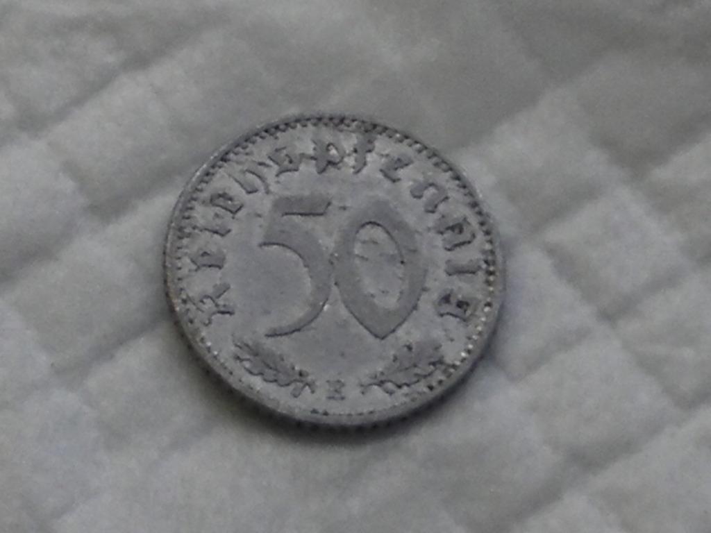 50 reichspfennig 1940 (93), Ophalen of Verzenden, Duitsland, Losse munt