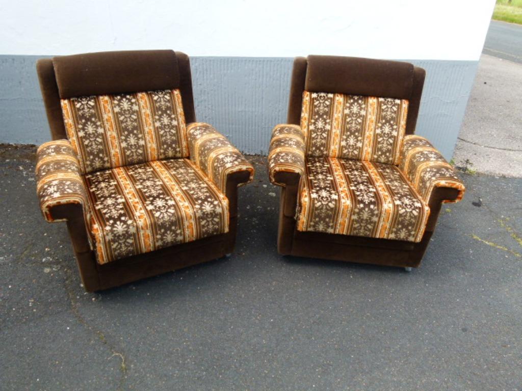 vintage groovy zetel fauteuil 70er jaren, Enlèvement ou Envoi, Maison et Meubles