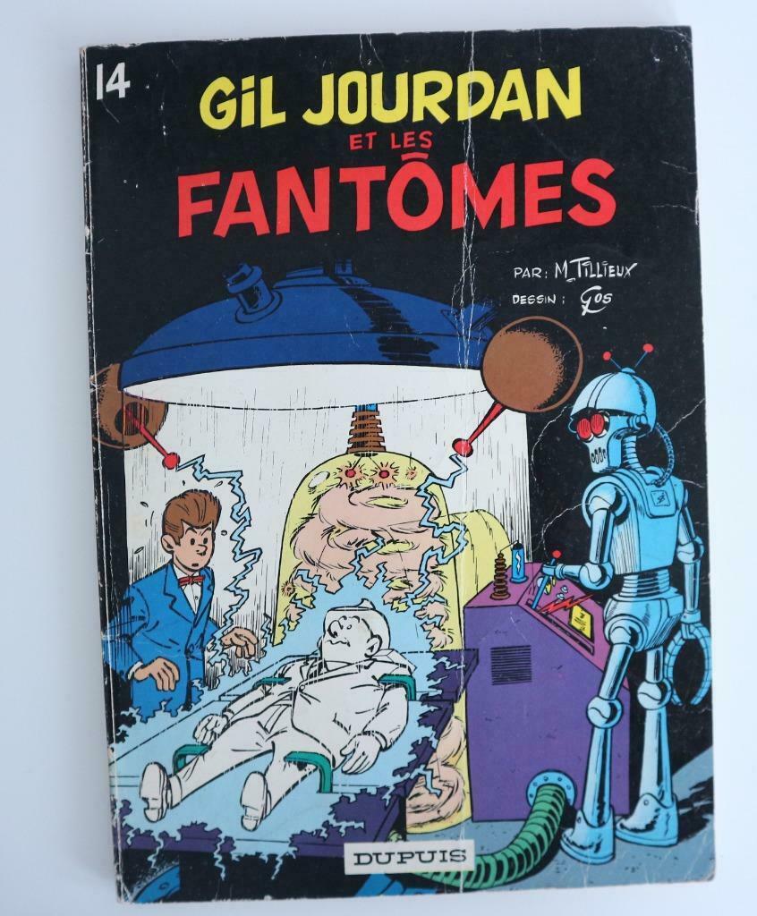 bd GIL JOURDAN 14. Gil Jourdan et les fantômes EO 1972, Enlèvement ou Envoi