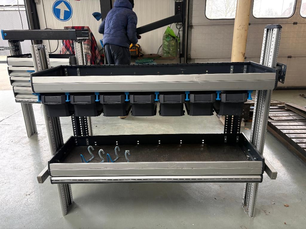 inrichtingsrek voor bestelwagen SORTIMO aluminium, Enlèvement