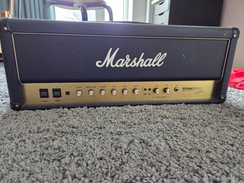 Marshall vintage modern 2466, Musique & Instruments, Enlèvement ou Envoi, Utilisé, Guitare, 100 watts ou plus