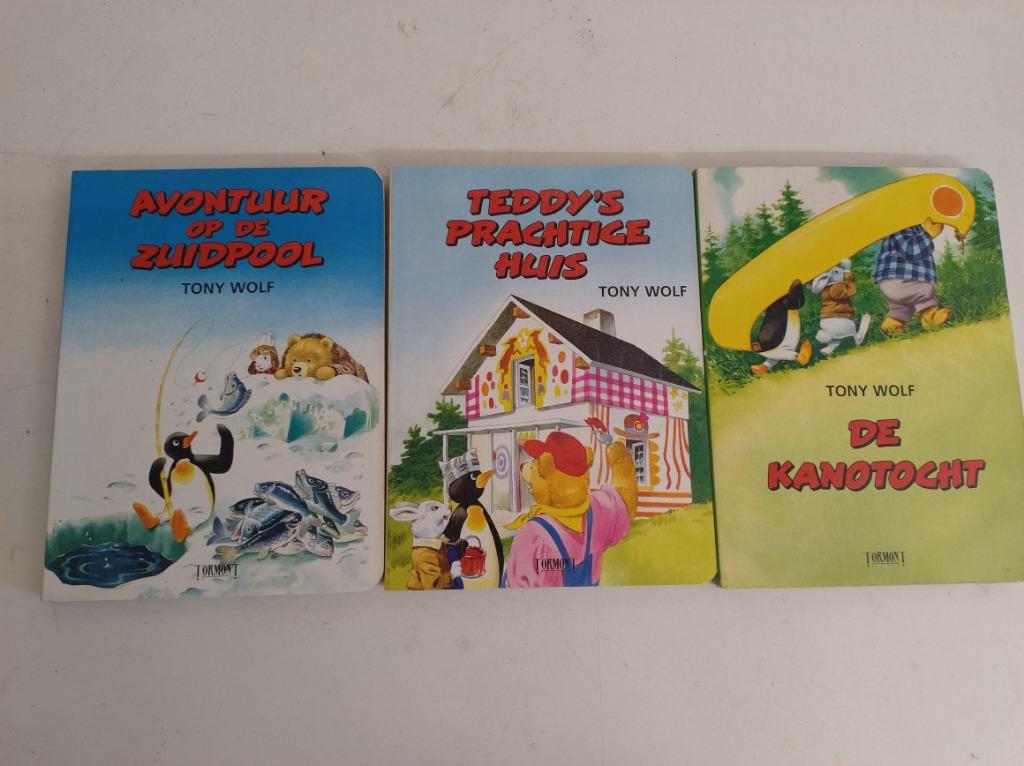 Lot van 3 zeldzame kinderboekjes Tony Wolf - Tormont, Enlèvement ou Envoi, Utilisé
