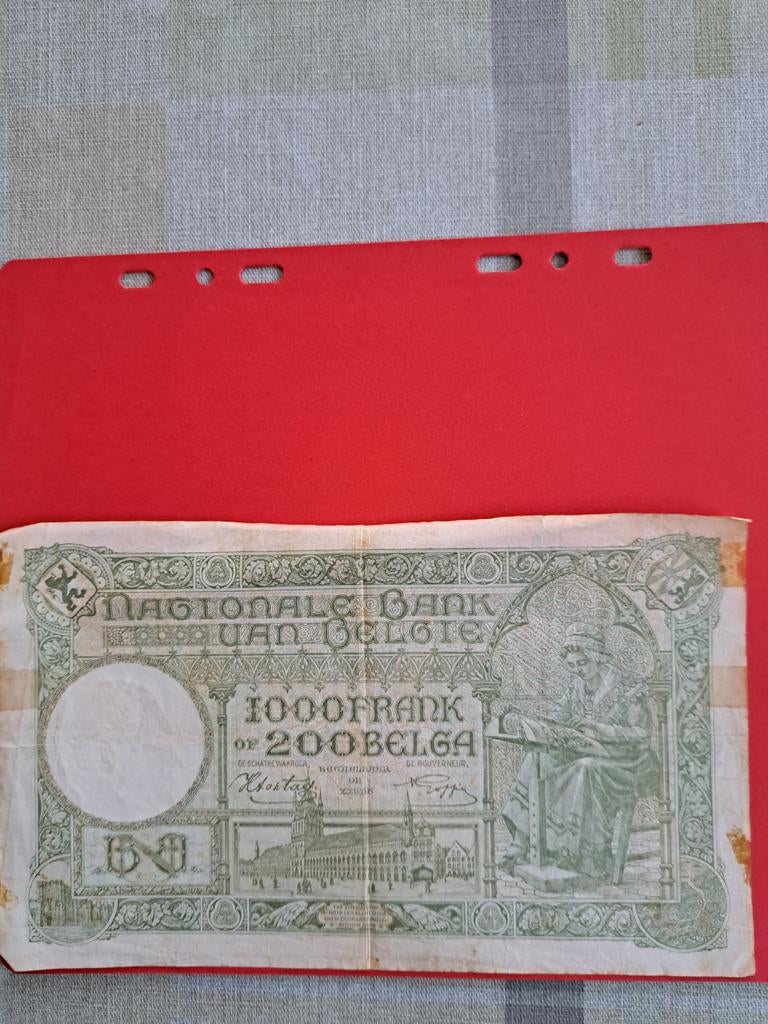 Oude Belgische bankbiljetten, Ophalen