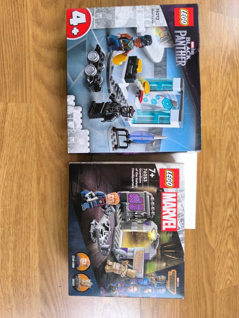 Lego 76212 shuri's lab - Lego 76253 Guardians of the Galaxy, Ophalen of Verzenden, Lego