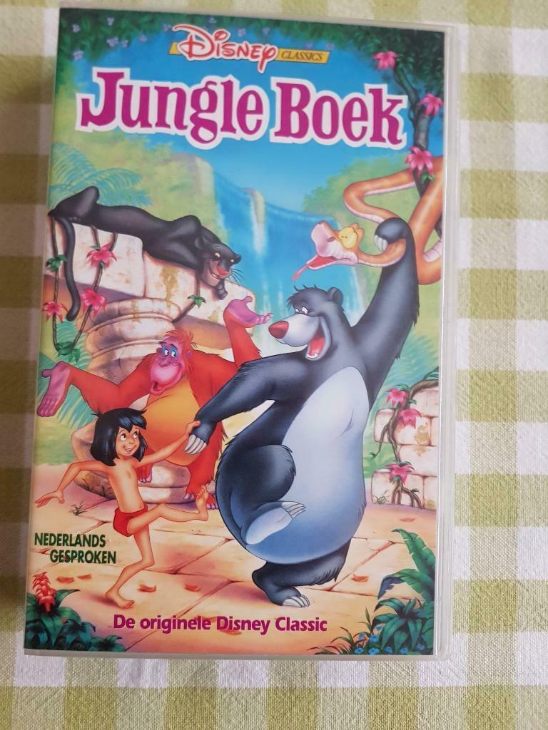 Cassette Disney vhs Livre de la Jungle, Enlèvement ou Envoi, Dessin animé, Tous les âges, Utilisé