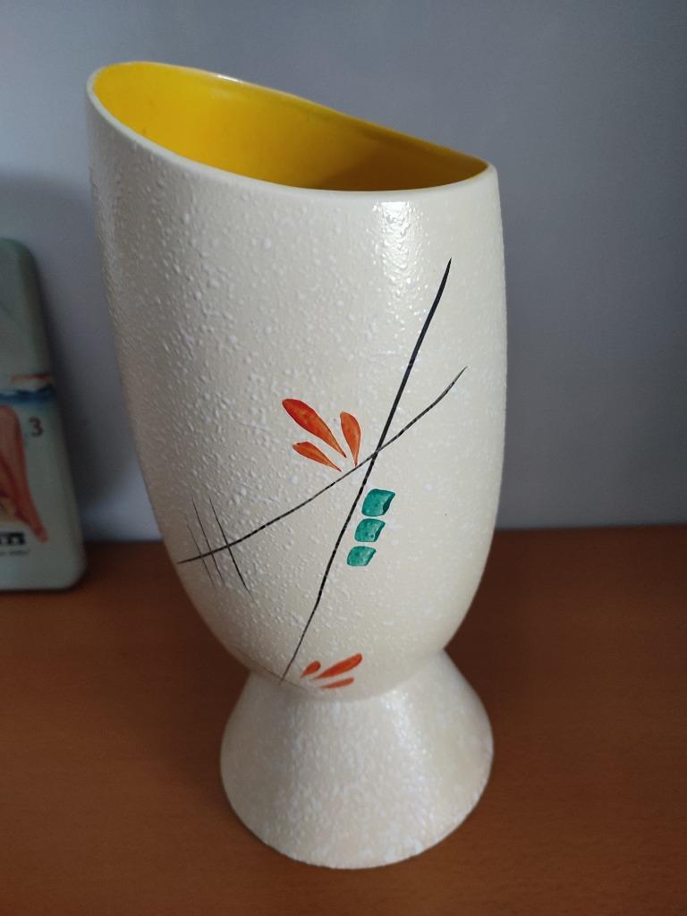 Vintage Vaas H.BEQUET Quaregnon, Ophalen