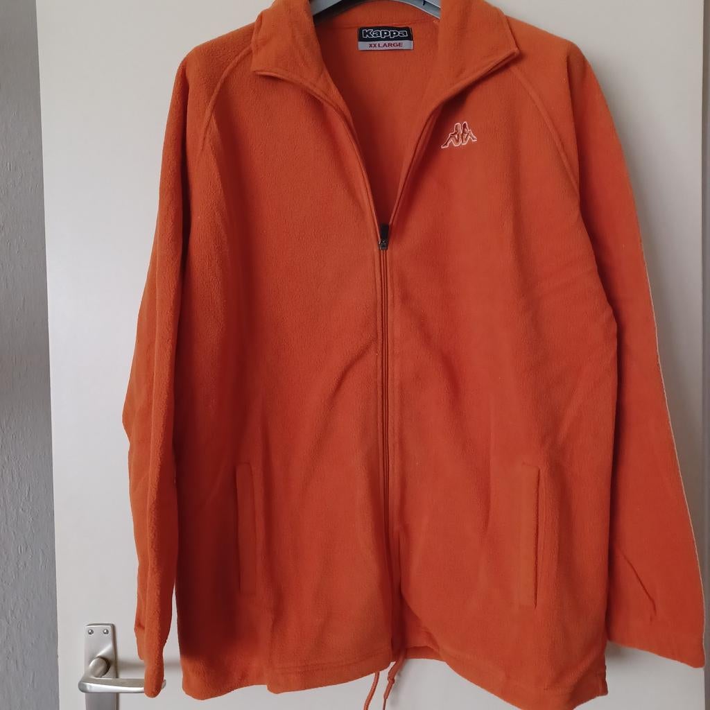 Kappa oranje fleece gilet. Maat XXL., Ophalen of Verzenden, Zo goed als nieuw, Oranje