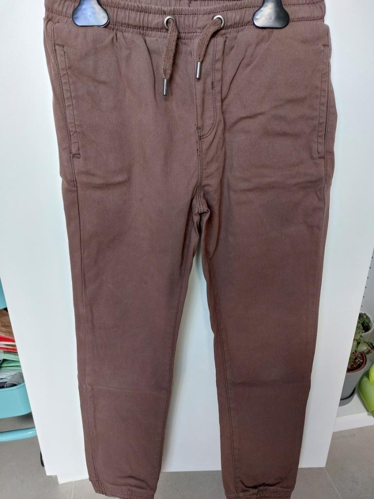 Broek / bruin / maat:146 / slechts 5 euro, Ophalen of Verzenden, Zo goed als nieuw, Jongen, Broek