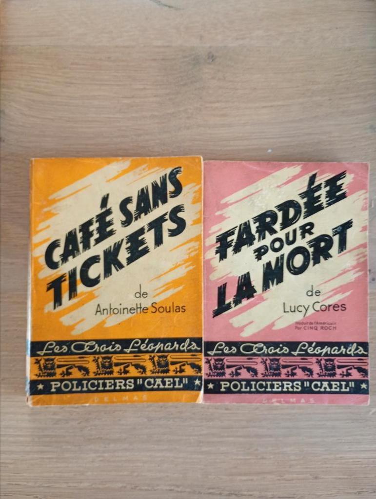 Lot 2 policiers CAEL coll Les Trois Léopards, Livres, Enlèvement ou Envoi, Utilisé
