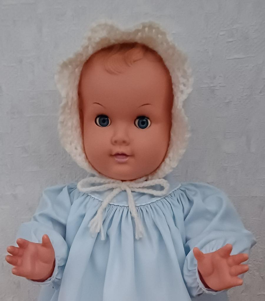 pop - authentieke Ratti babypop uit 1961 – 58 cm, Verzamelen, Poppen, Ophalen, Babypop