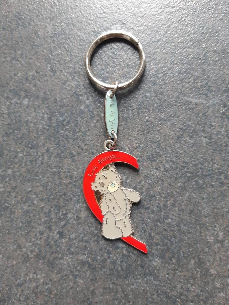 Porte-clés demi-coeur Me To You, Enlèvement ou Envoi, Comme neuf, Peluche ou Figurine