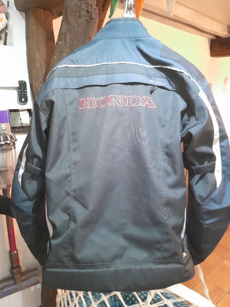 veste moto Honda imperméable., Taille 56/58 (XL), Comme neuf, Enlèvement, Noir