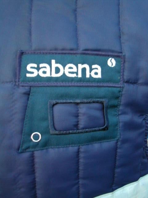 Gilet bleu Sabena #02M Badge bleu foncé, taille moyenne neuf, Collections, Enlèvement ou Envoi, Neuf