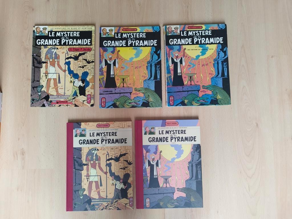 Blake et Mortimer Le mystère de la grande pyramide 1 et 2, Livres, Série complète ou Série, Enlèvement ou Envoi, Utilisé