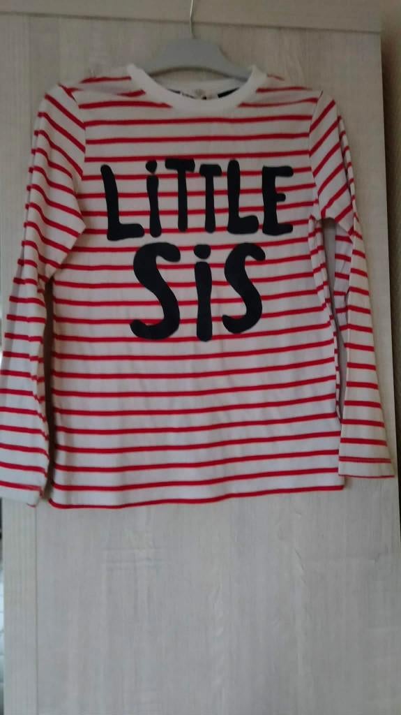 H & M manches longues, Little Sis taille 122 - 128, Enfants & Bébés, Vêtements enfant | Taille 122, Enlèvement ou Envoi, Chemise ou À manches longues