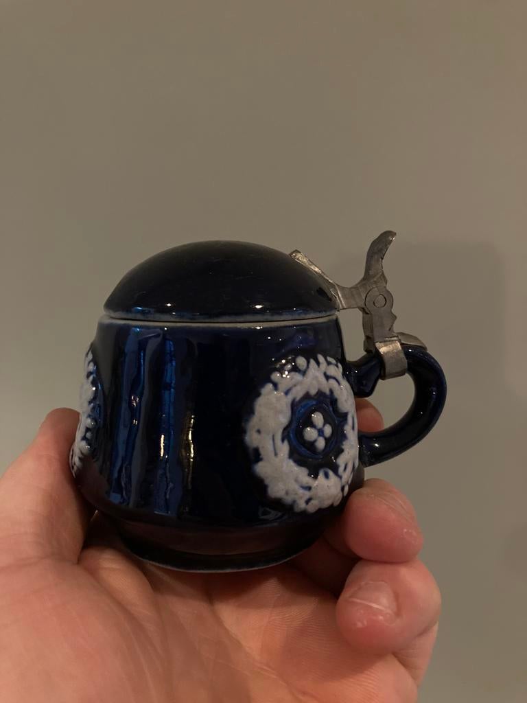 Vintage Reinhold Merkelbach mosterdpodje, Antiek en Kunst, Ophalen