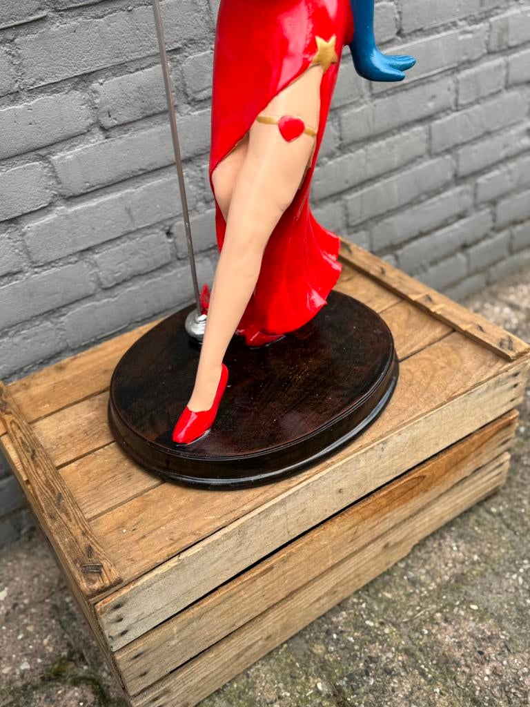 Betty Boop Beeld als Zangeres, Verzamelen, Ophalen, Betty Boop, Zo goed als nieuw, Beeldje of Figuurtje