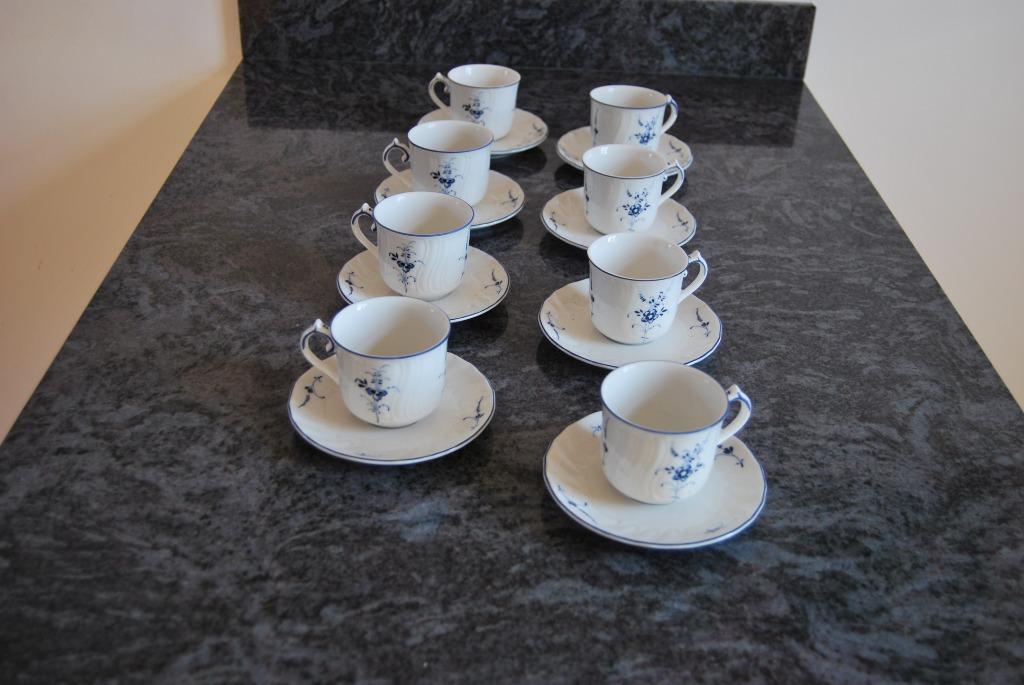 VILLEROY & BOCH LUXEMBOURG. 8 DEJEUNERS A MOKA ou EXPRESSO, Enlèvement ou Envoi