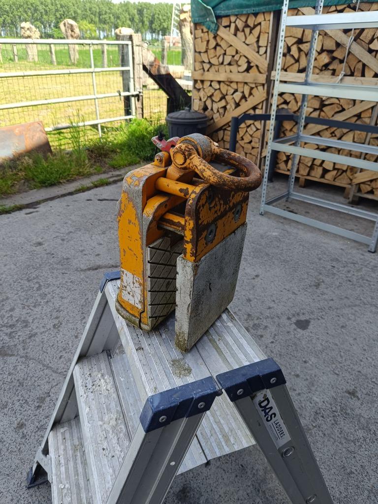Heftang, voor natuursteen platen, Ophalen, Gebruikt