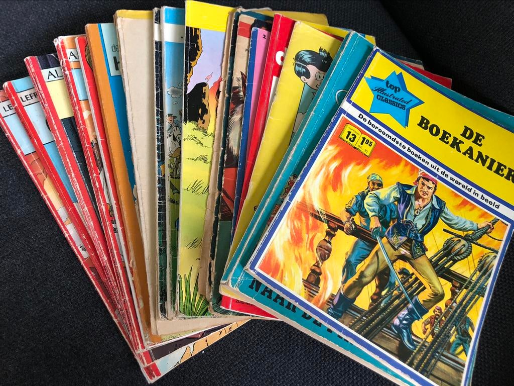 Stripverhalen jaren 60 en 70- titels zie zoekertje (deel1), Boeken, Stripverhalen, Meerdere stripboeken, Ophalen of Verzenden