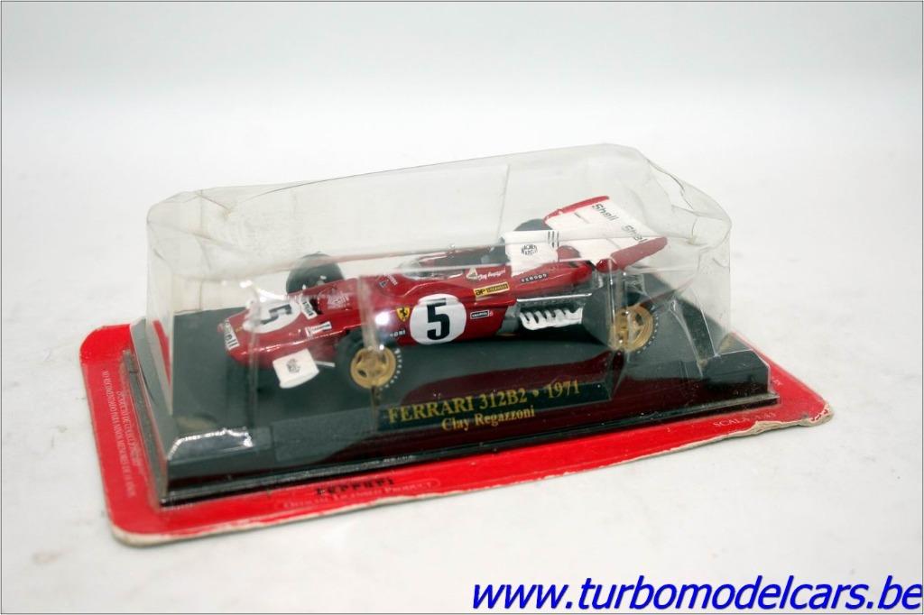 Ferrari 312 B2 1971 Clay Regazzoni 1/43 blister, Envoi, Neuf, Voiture, Autres marques