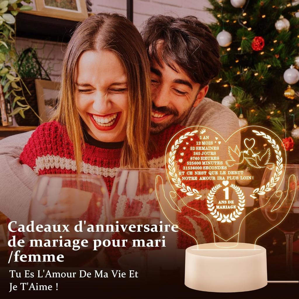 Lampe 3D Veilleuse Cadeau 1 AN 🔅, Neuf, Moins de 50 cm, Enlèvement ou Envoi, Synthétique