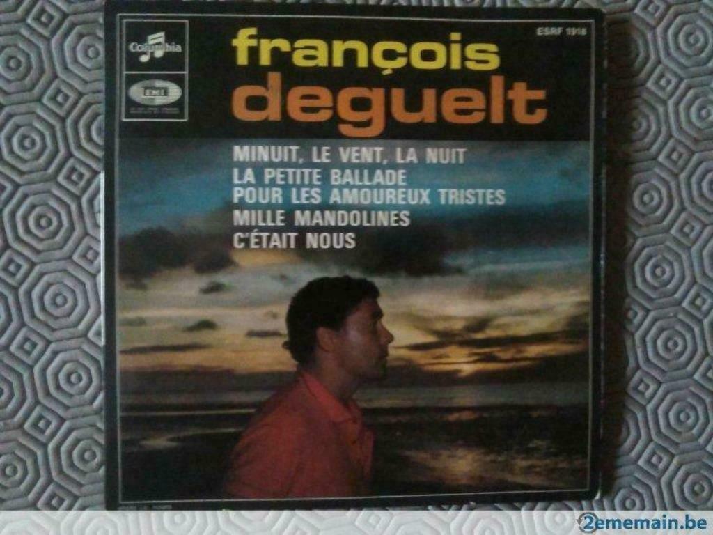 François Deguelt "Minuit, le vent, la nuit", Ophalen of Verzenden, Maxi-single