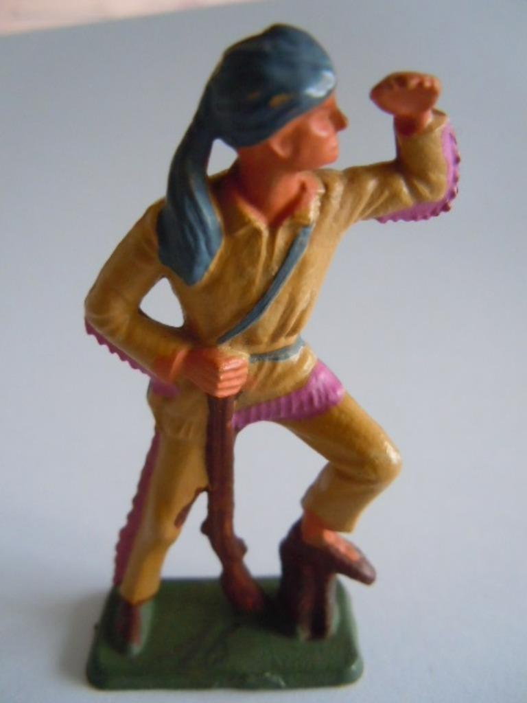vintage Starlux trapper figuurtje plastiek, Verzamelen, Ophalen of Verzenden, Zo goed als nieuw