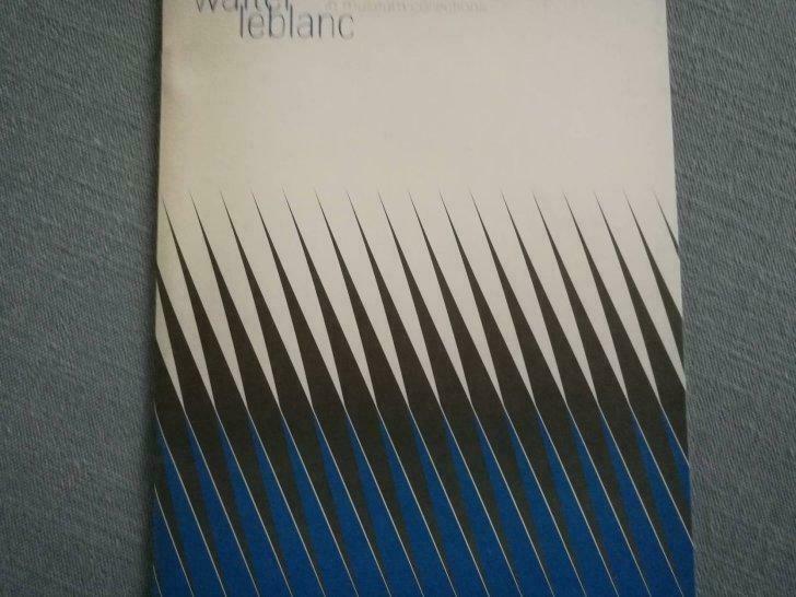 Walter Leblanc, sculptures peintures, 40pag 30ill, Ophalen of Verzenden, Nieuw