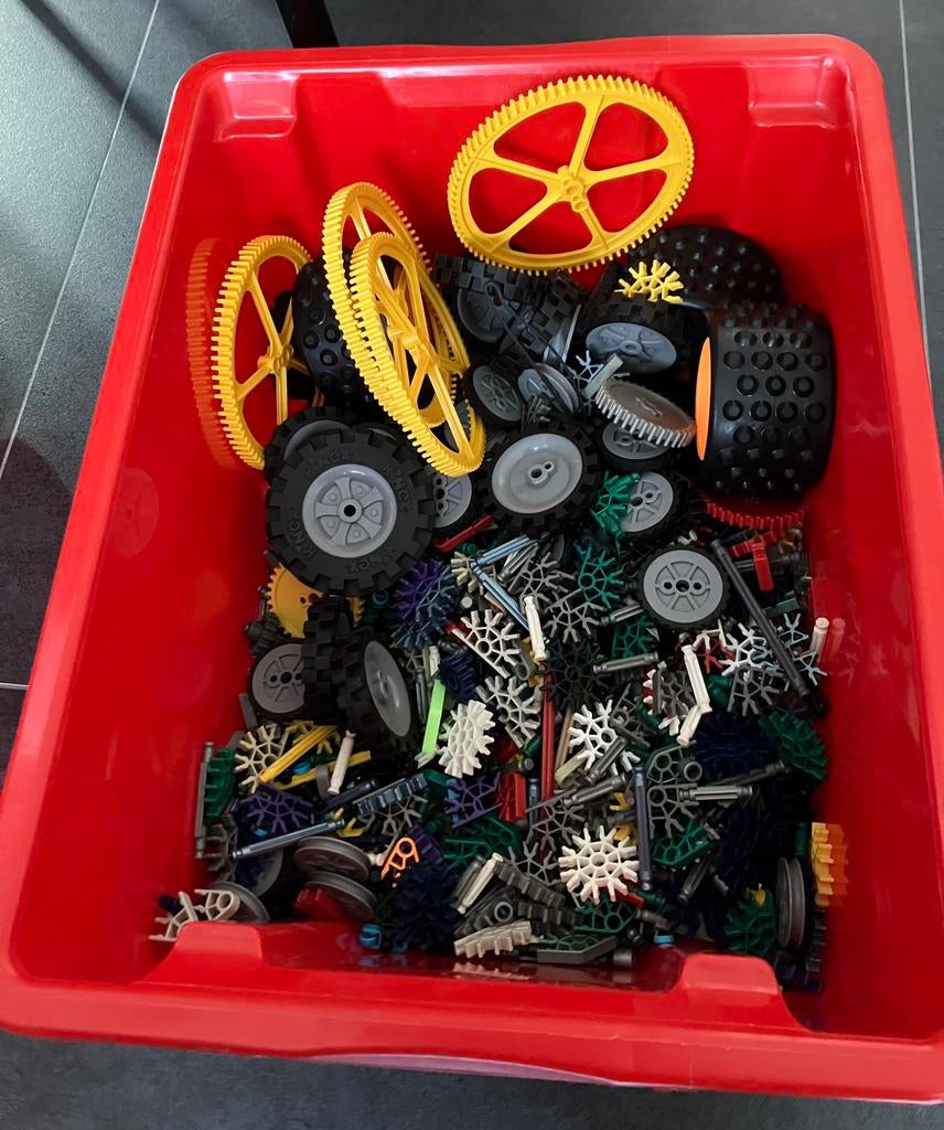 K’nex groot lot van 1522 stuks + 10 boekjes, Kinderen en Baby's, Speelgoed | Bouwstenen, Ophalen of Verzenden, Zo goed als nieuw