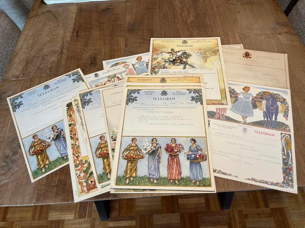 Oude telegrams, Ophalen, Zo goed als nieuw