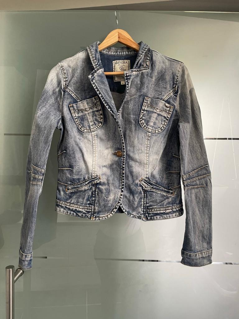 Geisha - Veste en jean, W28 - W29 (confection 36), Comme neuf, Bleu, Geisha