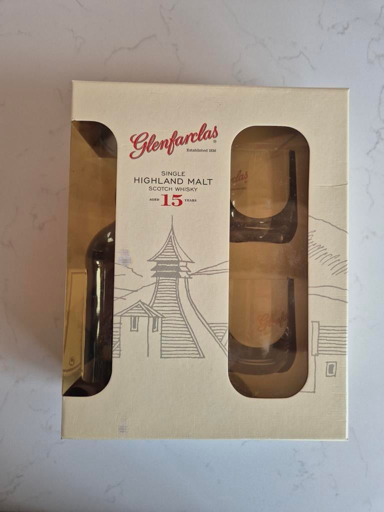 Glenfarclas 15 year single Highland malt Scotch whisky aged, Verzamelen, Wijnen, Ophalen of Verzenden
