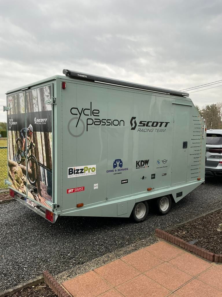 Anssems Aanhangwagen Autotransporter Fietstransport, Enlèvement, Utilisé
