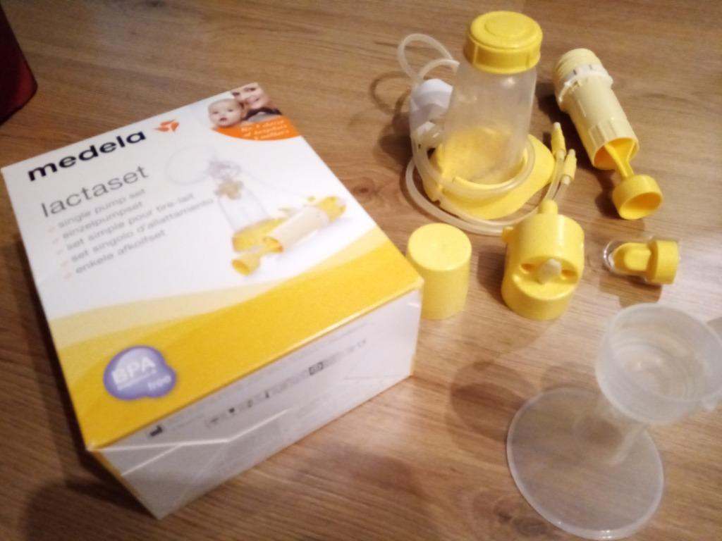 Medela lactaset, Ophalen of Verzenden, Zo goed als nieuw, Borstkolf