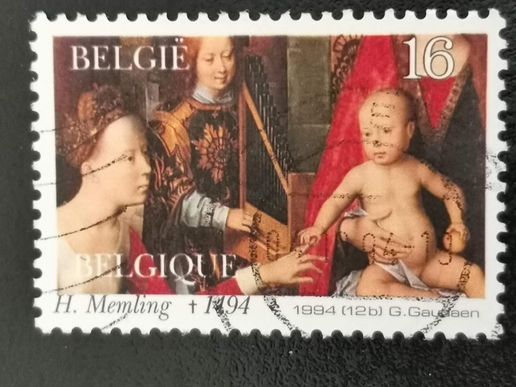 Belgie 1994 - kunst - Hans Memling, Ophalen of Verzenden, Gestempeld, Kunst