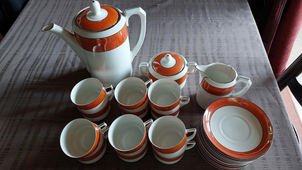 12 delig koffieservies, Ophalen