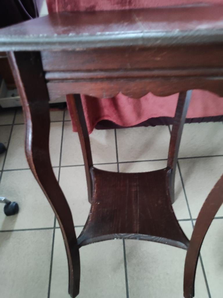 pied de stalle of staander in donker hout, Huis en Inrichting, Woonaccessoires | Zuilen en Pilaren, Ophalen, Gebruikt