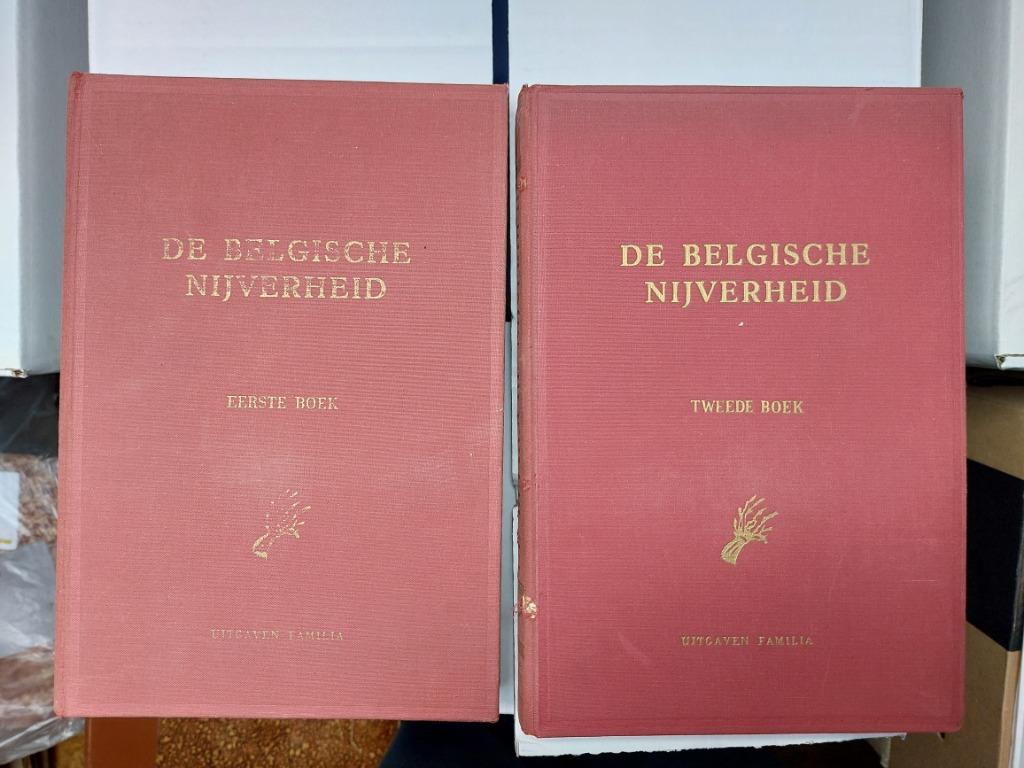 Prentenboek - De belgische nijverheid (deel 1en 2), Boeken, Ophalen of Verzenden, Zo goed als nieuw, Familia, Prentenboek