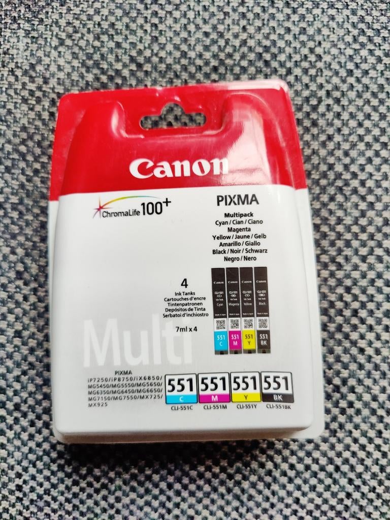 Canon CLI-551, Informatique & Logiciels, Fournitures d'imprimante