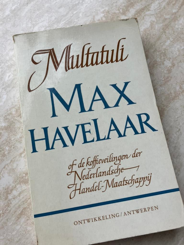VINTAGE Boek ‘Max Havelaar’, Multatuli1963., Enlèvement, Utilisé