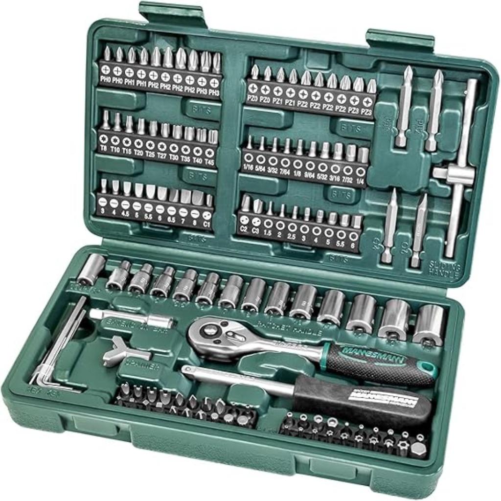 Kit de 130 douilles et embouts Mannesmann FAST FREE LEV, Envoi, Neuf