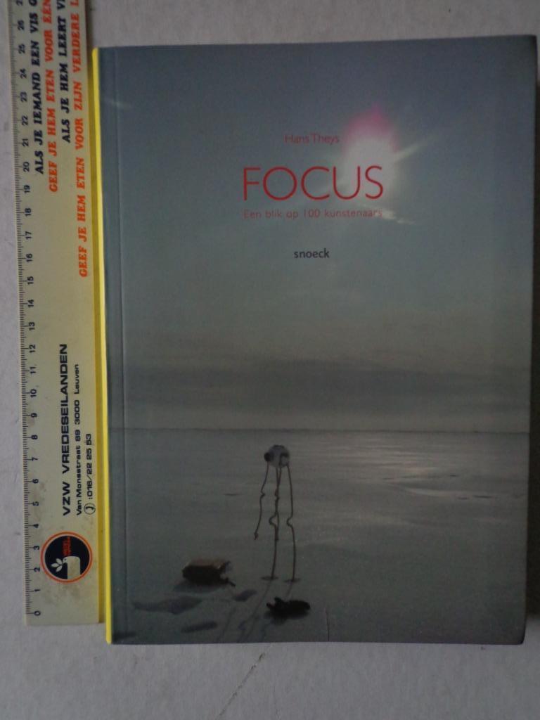 kunstboek Hans Theys Focus Een blik op 100 kunstenaars, Gelezen, Ophalen of Verzenden, Koen Theys, Schilder- en Tekenkunst