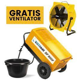 Goedkoop bouwdroger huren Limburg Genk.DRYFAST 400. 35€/week, Enlèvement