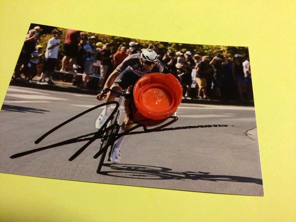 wielerfoto 2025  team alpecin mathieu van der poel, Verzenden, Zo goed als nieuw
