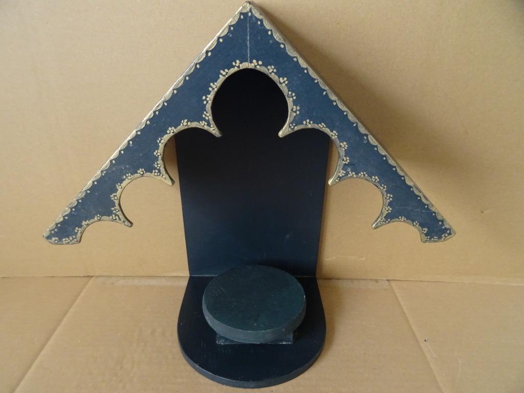 Console en bois chapelle 33 cm pour statue art populaire, Enlèvement ou Envoi, Utilisé, Autres types, Christianisme | Catholique