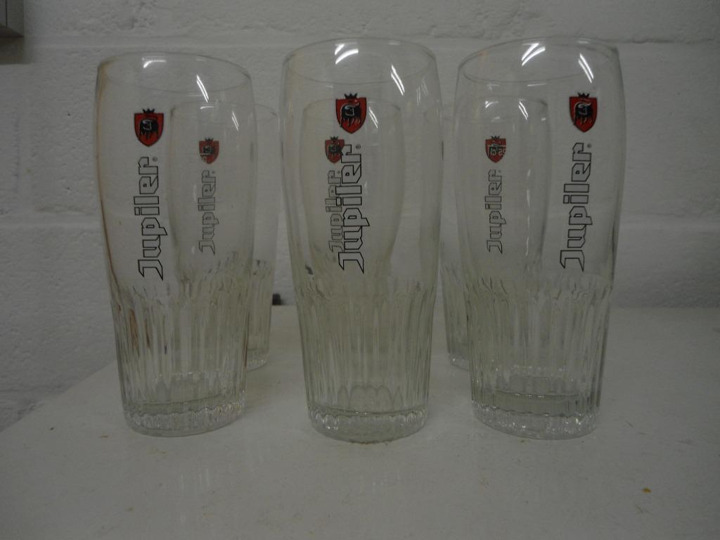 jupiler glazen allerlei soorten 25cl 33cl Nieuw, Ophalen of Verzenden, Nieuw, Glas of Glazen, Jupiler