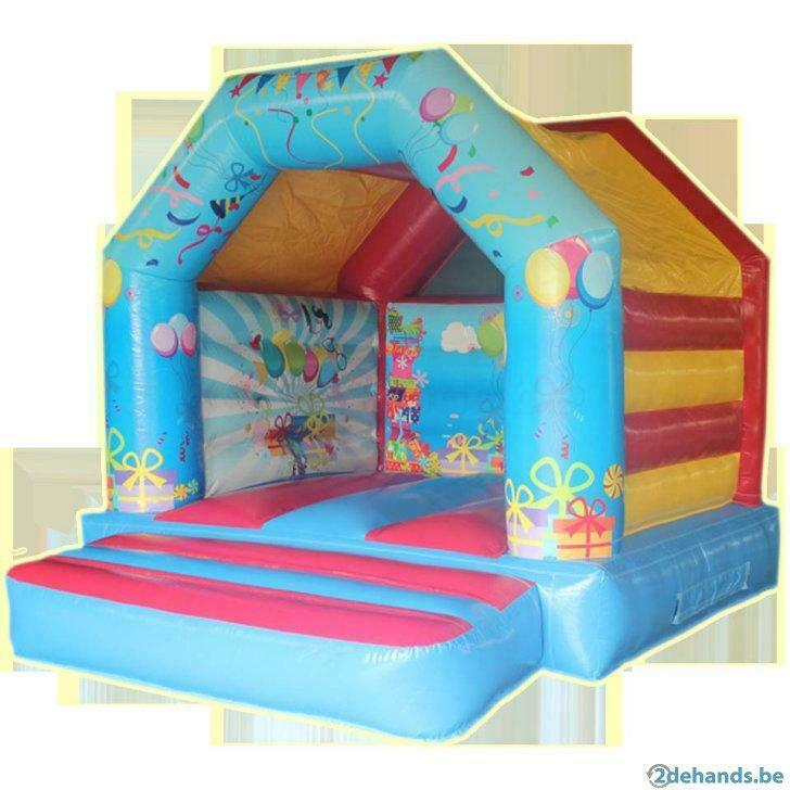 Te huur: springkasteel Party, Verzenden, Gebruikt, Feestartikel